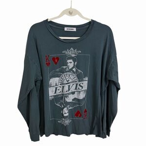 Daydreamer Shirt M LA Elvis Presley Sun Records King of Hearts Long Sleeve Tee